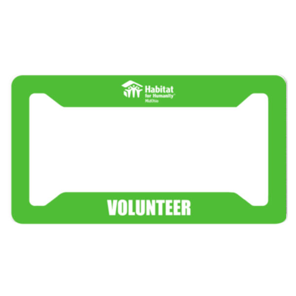 Aluminum License Plate Frame - Sublimated Logo Thumbnail