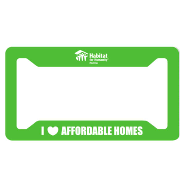 Aluminum License Plate Frame - Sublimated Logo Thumbnail