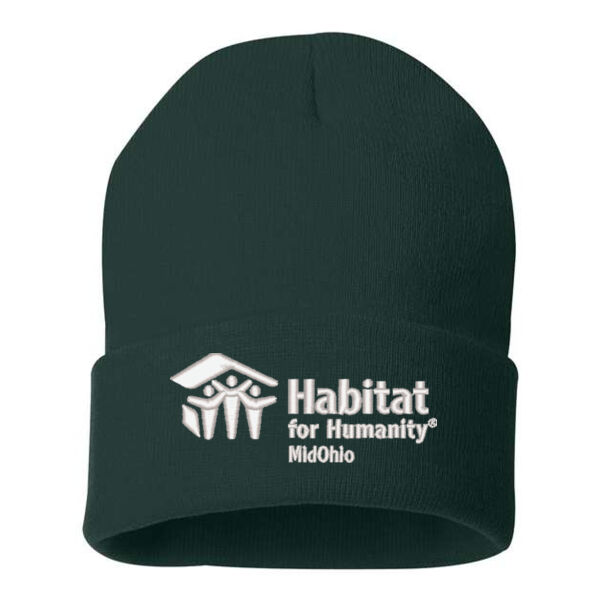Sportsman Solid 12" Cuffed Beanie - Embroidered Logo Thumbnail