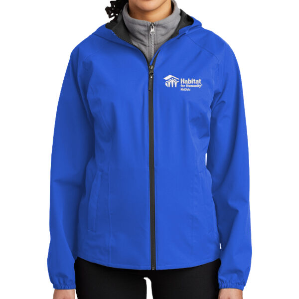 Port Authority Ladies Essential Rain Jacket - Embroidered Logo Thumbnail
