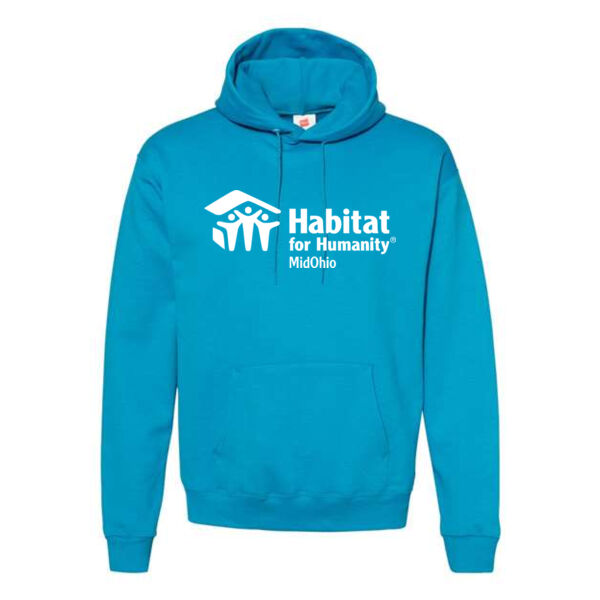 Hanes Ecosmart Hooded Sweatshirt - Printed Logo Thumbnail