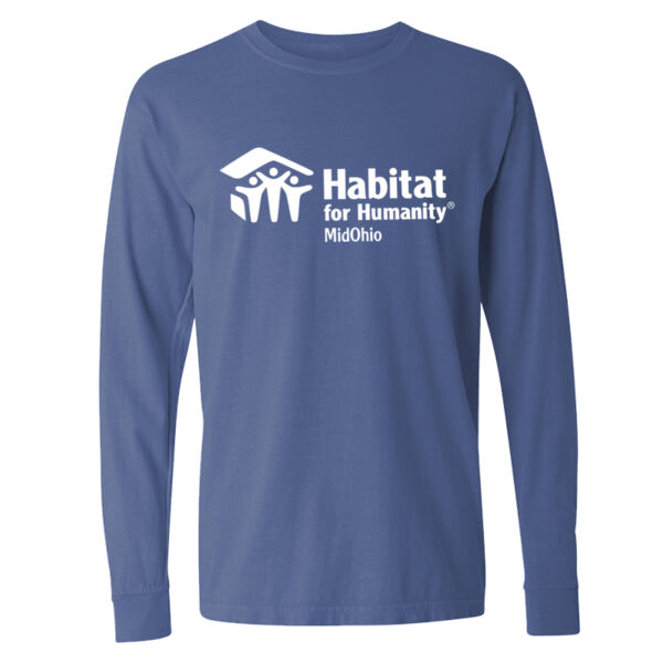 Comfort colors Garment Dyed Heavyweight Long Sleeve T-Shirt - Printed Logo Thumbnail