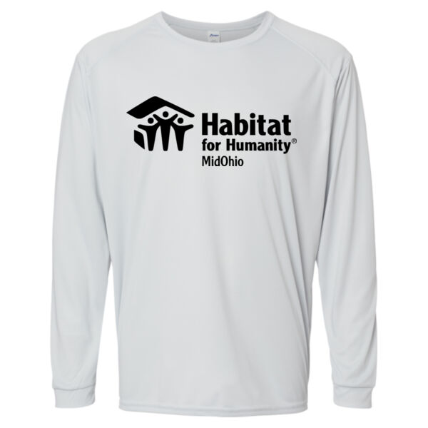 VOLUNTEER SHIRT - Paragon Long Islander Performance Long Sleeve T-Shirt - Printed Logos Thumbnail