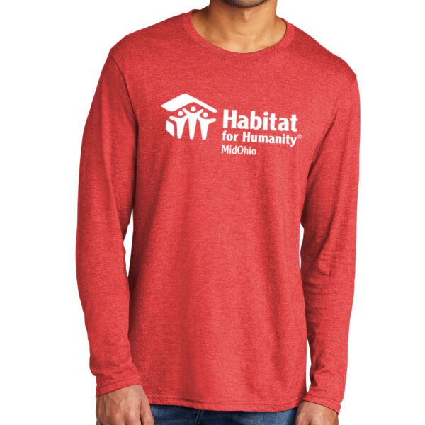 VOLUNTEER SHIRT - Port & Company Tri-Blend Long Sleeve Tee - Printed Logos Thumbnail