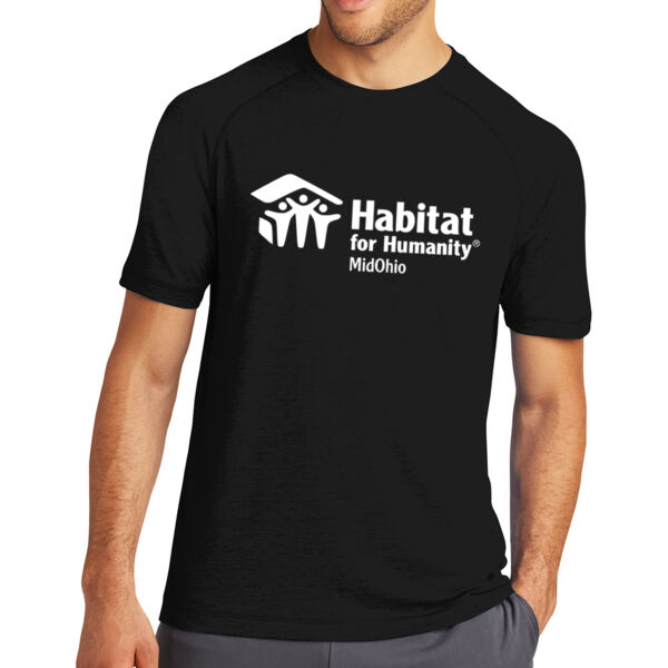 Sport-Tek PosiCharged Tri-Blend Wicking Raglan Tee - Printed Logo Thumbnail