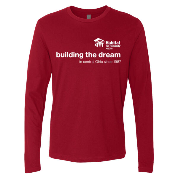 Next Level Cotton Long Sleeve T-Shirt - Printed Logo Thumbnail