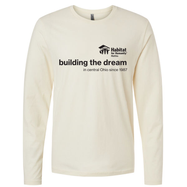 Next Level Cotton Long Sleeve T-Shirt - Printed Logo Thumbnail