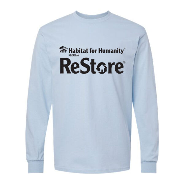 Gildan Heavy Cotton Long Sleeve T-Shirt - Printed Logo Thumbnail