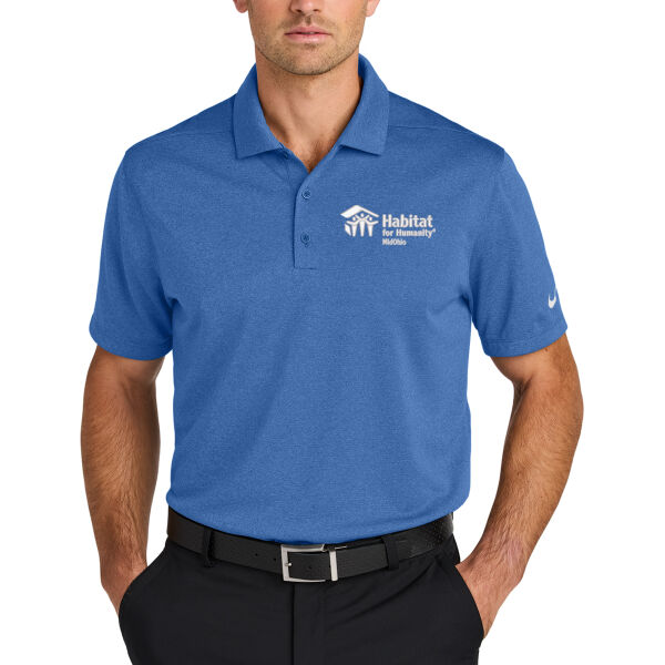 Nike Dri-FIT Smooth Heather Polo - Embroidered Logo Thumbnail