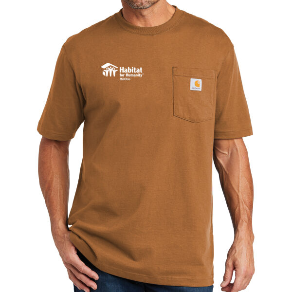 **CLOSEOUT ITEM** Workwear Pocket Short Sleeve T Shirt - Printed Logo Thumbnail