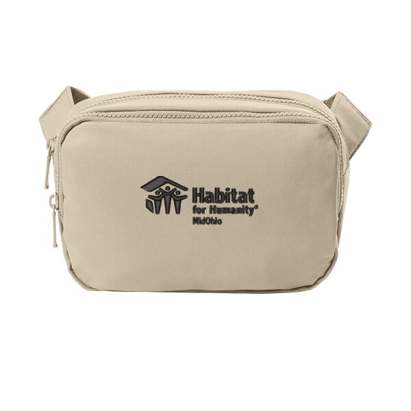 Port Authority Matte Dual-Compartment Crossbody - Embroidered Logo Thumbnail