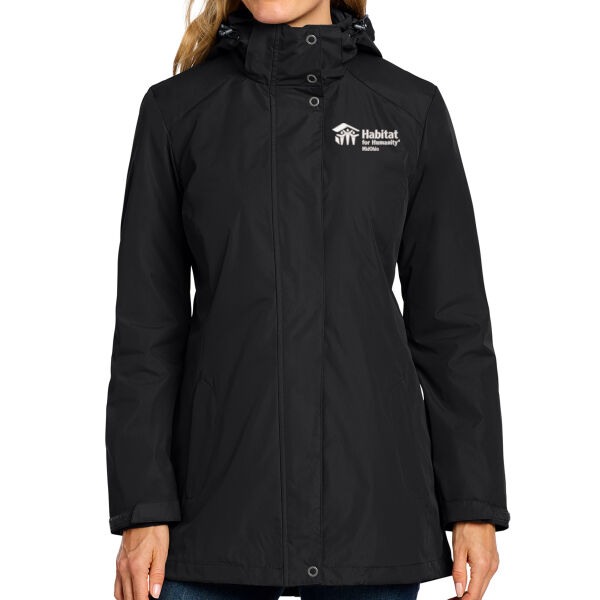 Port Authority Women's All-Weather 3-in-1 Jacket - Embroidered Logo Thumbnail