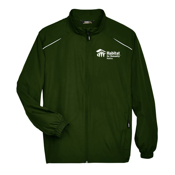 Core365 Men's Techno Lite Motivate Unlined Lightweight Jacket - Printed Logo Thumbnail