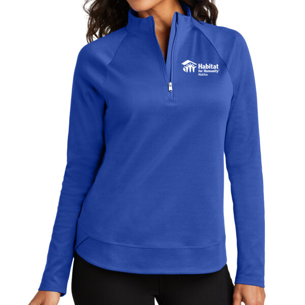 Port Authority Women's C-FREE Cypress 1/4 Zip - Printed Logo Thumbnail