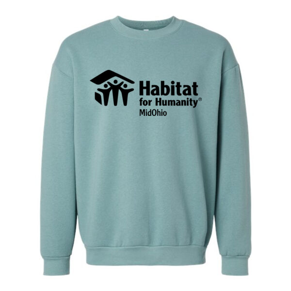 American Apparel Unisex ReFlex Fleece Crewneck Sweatshirt - Printed Logo Thumbnail