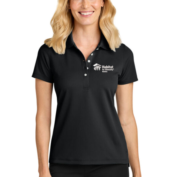 Port Authority Women's Dry Zone Stain-Release Grid Polo - Embroidered Logo Thumbnail
