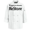 Eight Knot Button Chef Coat with Thermometer Pocket Thumbnail