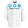 Eight Knot Button Chef Coat with Thermometer Pocket Thumbnail