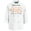 Eight Knot Button Chef Coat with Thermometer Pocket Thumbnail