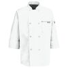 Button Chef Coat with Thermometer Pocket Thumbnail