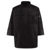 Black Knot Button Chef Coat Thumbnail